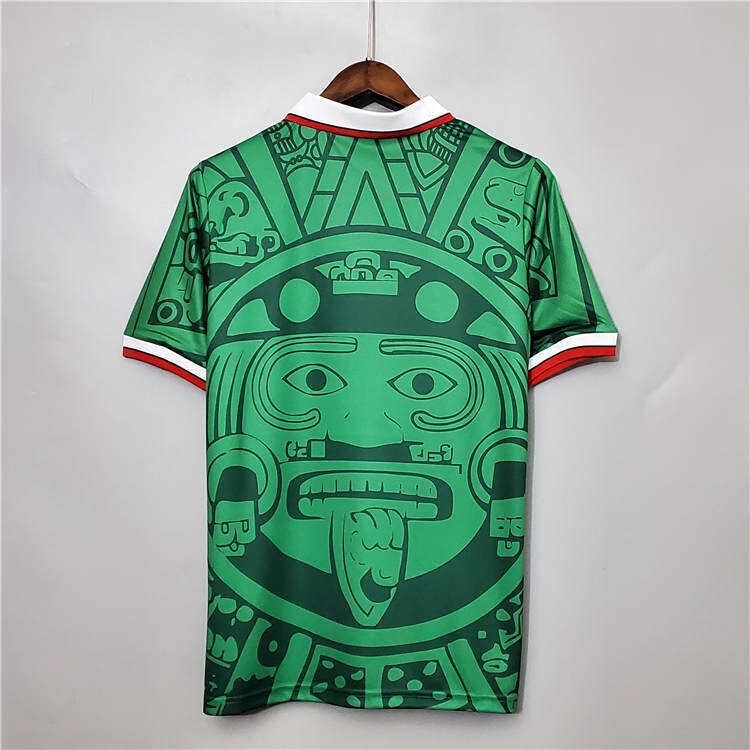 Lightweight MEXICO RETRO SHIRT 1998 HOME SOCCER JERSEY FOOTBALL SHIRT