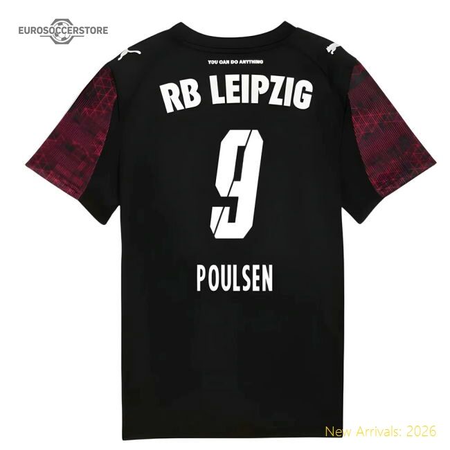 Premium 2025-2026 Red Bull Leipzig Third Shirt (Kids) (Poulsen 9)