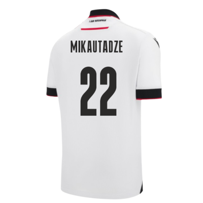 Sweet 2025-2026 Georgia Home Shirt (Mikautadze 22) Classical