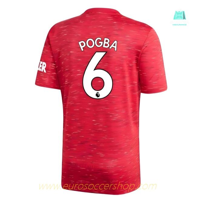 2020-2021 Man Utd Adidas Home Football Shirt (POGBA 6)