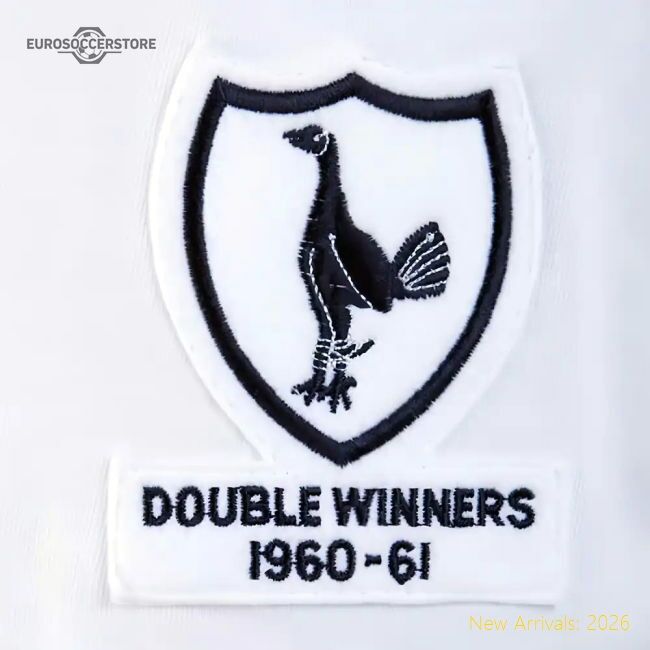 Spurs 1961 Double Winners Retro Football Shirt - Official Edition