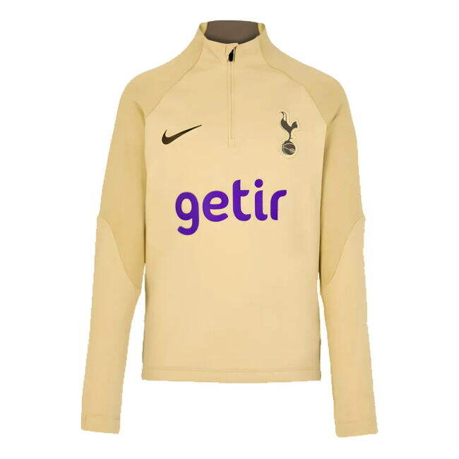 2023-2024 Tottenham Drill Training Top (Gold) - Kids