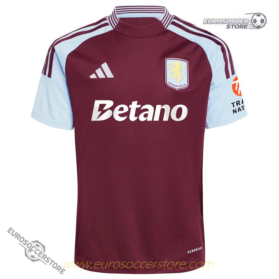 Aston Villa's Home Jersey for the 24-25 season, featuring Watkins wearing the number 11.
