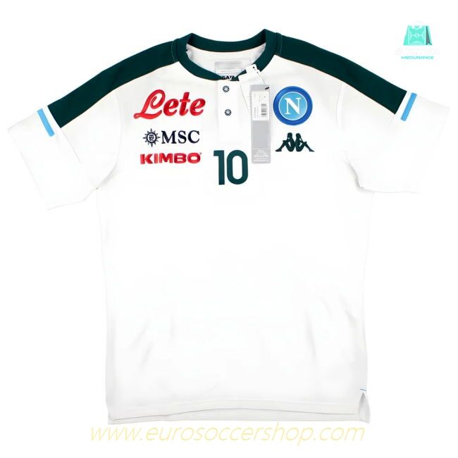 Napoli 2020-21 Kappa Training Shirt #10 (M) (Excellent)