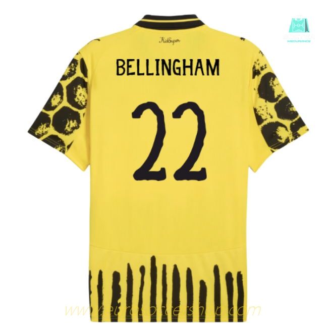 2025-2026 KIDSUPER x Borussia Dortmund CWC Home Shirt (Bellingham 22)