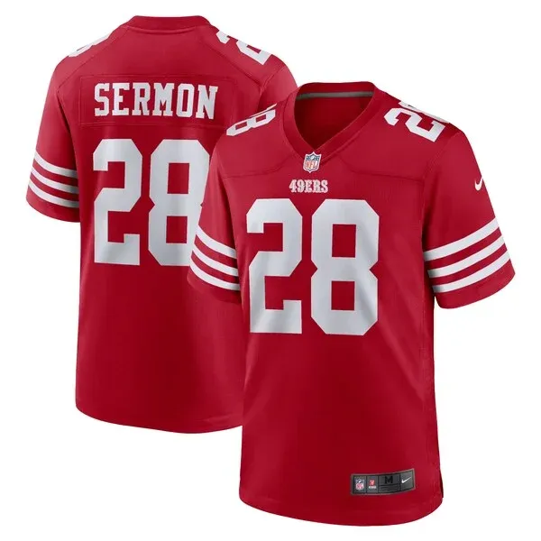 San Francisco 49ers Game Football Jersey - Scarlet S | player jersey