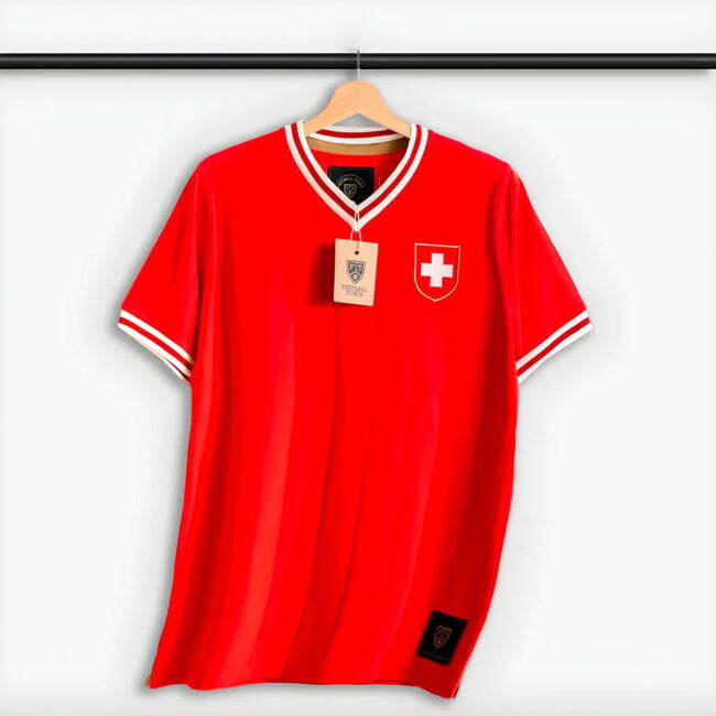 Switzerland Team Traditional Home Football Shirt