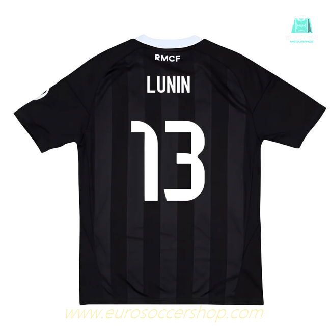2025-2026 Real Madrid Third Goalkeeper Youth Kit (Black) (Lunin 13)