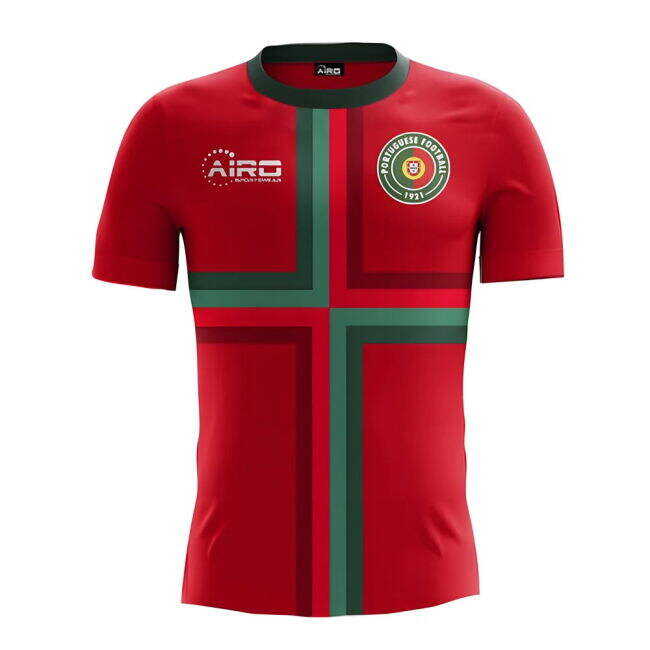 Light And Easy To Use 2025-2026 Portugal Home Concept Football Shirt - Baby Elegant