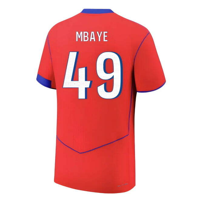 2025-2026 PSG Authentic Third Shirt (Mbaye 49)