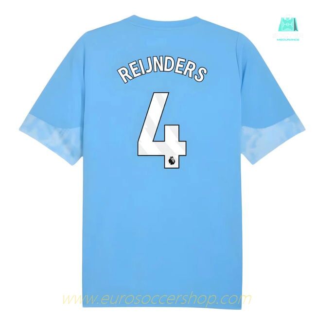 2025-2026 Man City Training Jersey (Light Blue) (Reijnders 4)