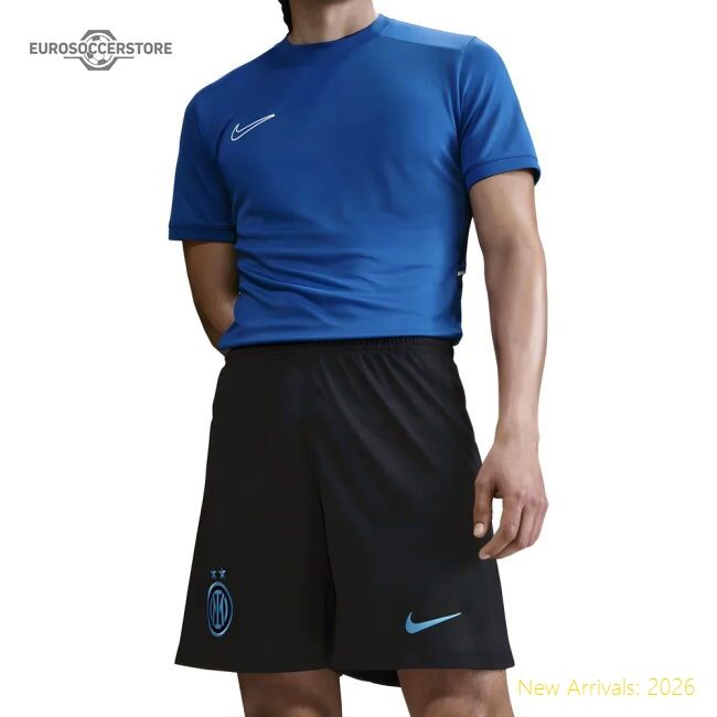 Luxury 2025-2026 Inter Milan Home Athletic Shorts (black)