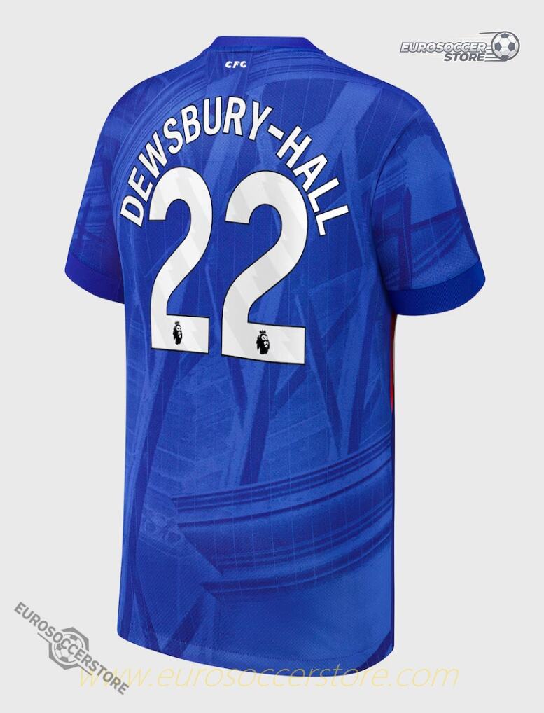 Chelsea's 25-26 Home Jersey Featuring DEWSBURY-HALL #22