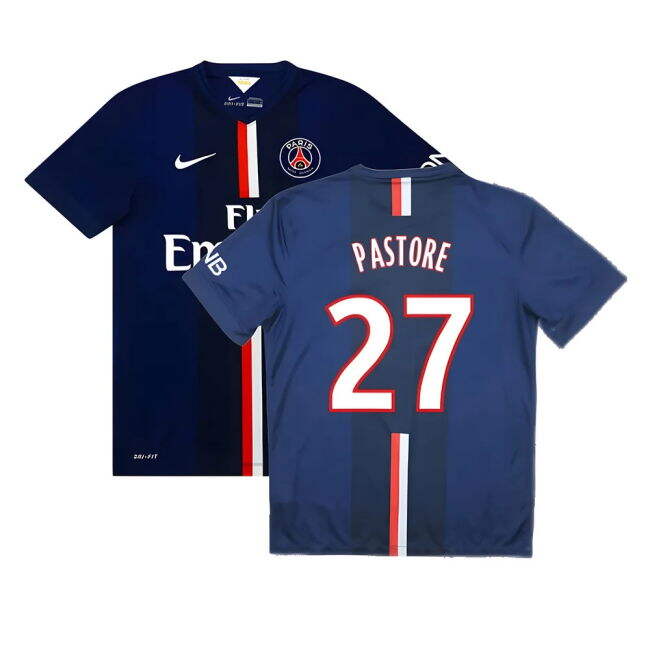 Premium Main Shirt Psg 201 #4 Official Merchandise Licensed Prod (v4)