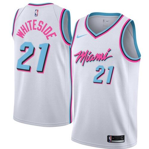 Miami Heat Hassan #21 Premium Quality Authentic Jersey Athletic Fit