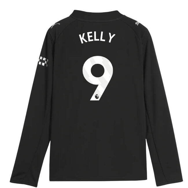 Licensed Copy Man City Away Replica Jersey for Kids (Kelly 9)