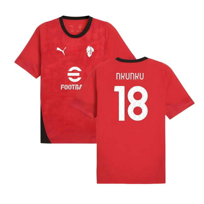 Nkunku 18 AC Milan Senior Team Pro Level Training Pro Level Shirt