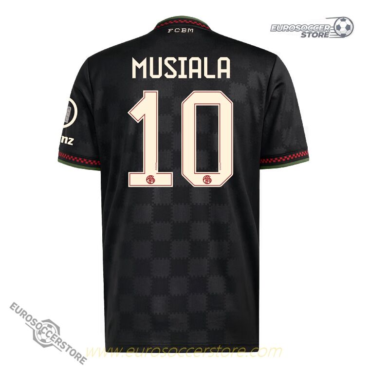 Bayern Munich 25-26 Season Champions League MUSIALA Number 10 Jersey