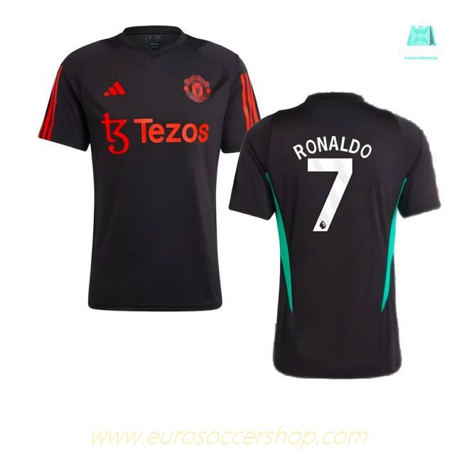 2023-2024 Man Utd Training Jersey (Black) (Ronaldo 7)