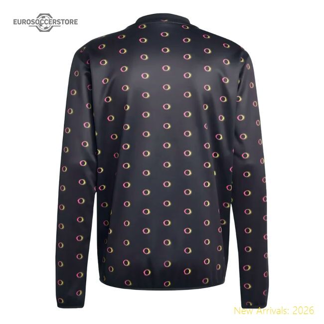 Excellent 2024-2025 Bianconeri Pre Match Warm Up Top (black)