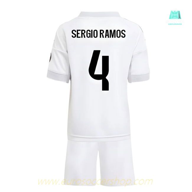 2025-2026 Real Madrid Home Mini Kit (Sergio Ramos 4)
