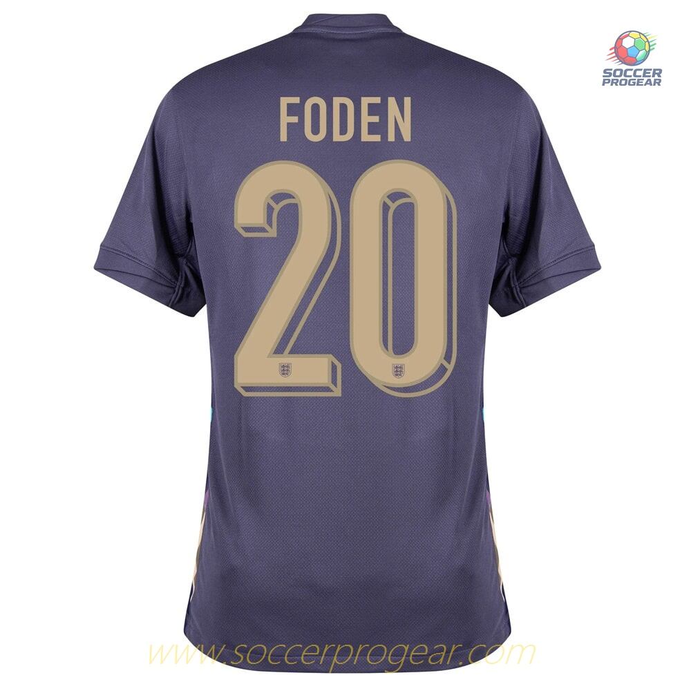 England Away Football Team Jersey 2024-2025 Edition Season Foden