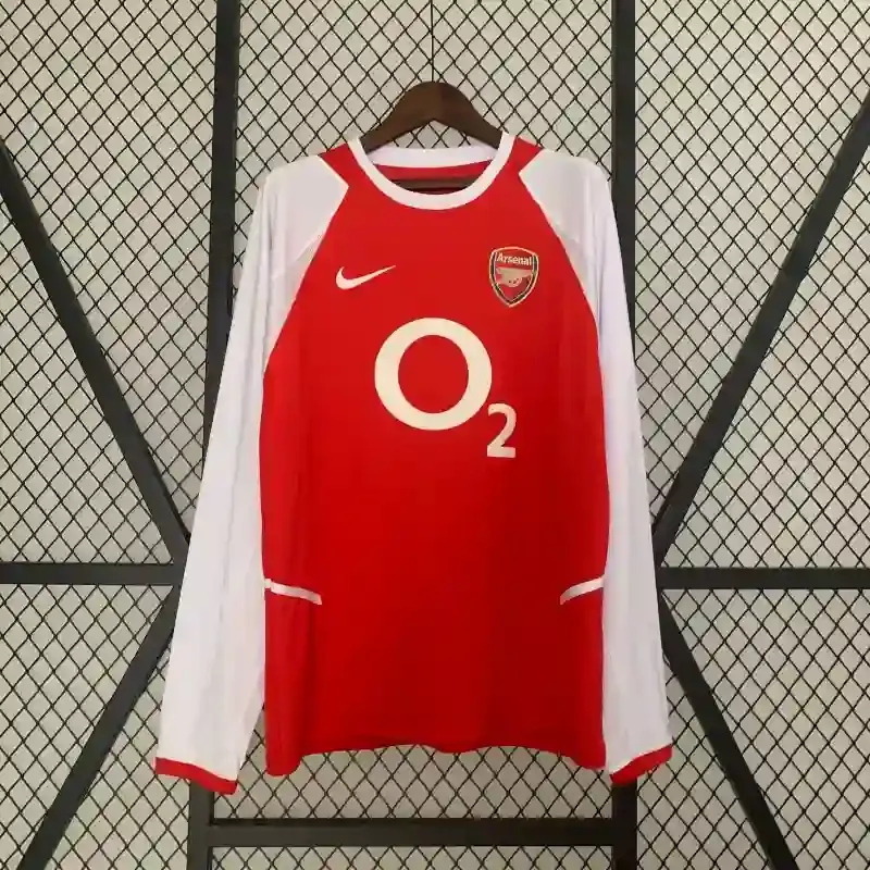 2002-2004 Arsenal Long Sleeve Jersey retro kit