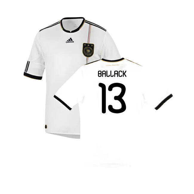 Affordable Germany 2010-11 Home Shirt ((Good) S) (BALLACK 13) Fashionable