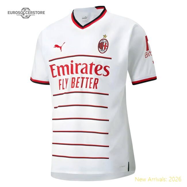 Elite 2022-2023 Ac Milan Authentic Away Shirt - Match Quality