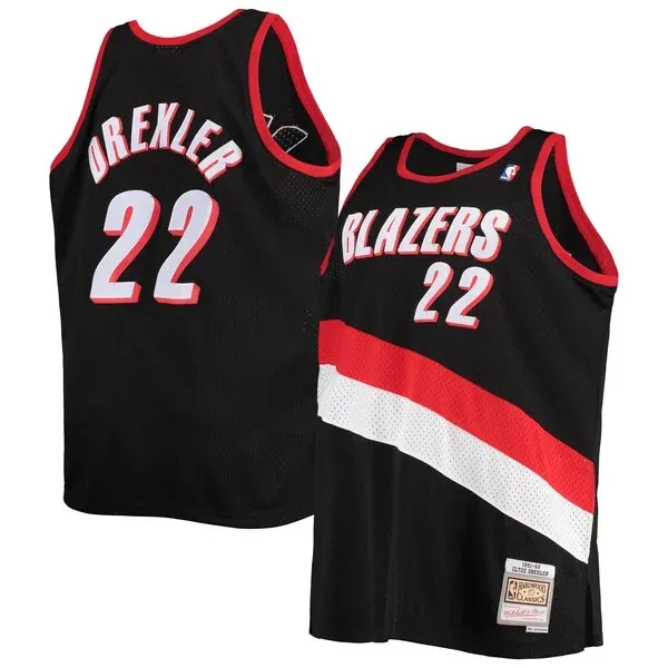 Clyde Drexler POR Swingman Jersey - modern genuine - Black casual