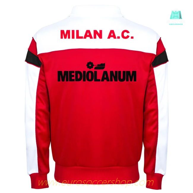 AC Milan 1988 Retro Football Track Jacket