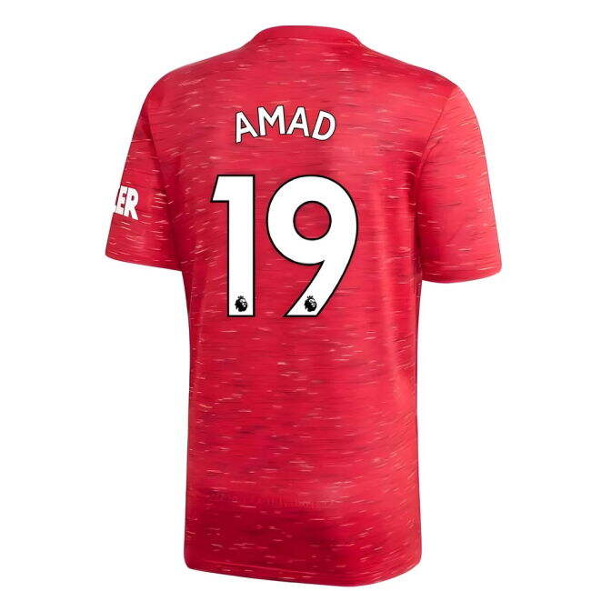 Amad 19 Game Replica Man Utd Home Supporter Kit (Adults)
