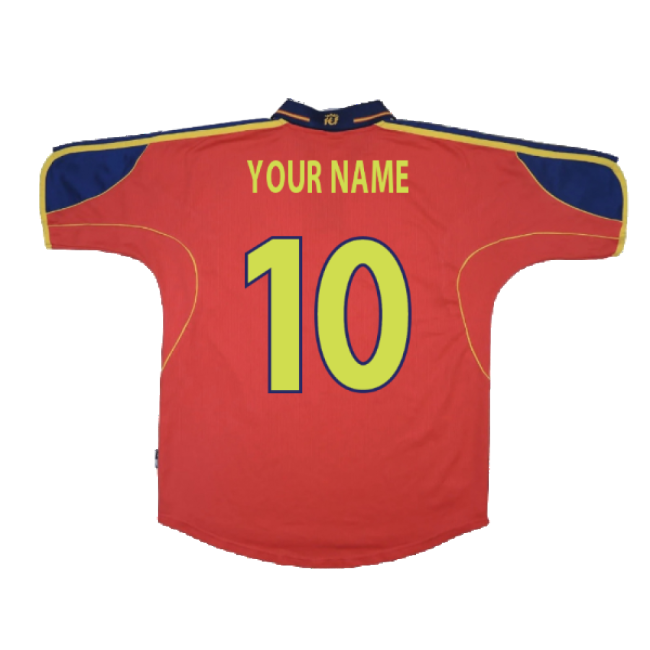1999-2000 Spain Soccer Team Home Strip
