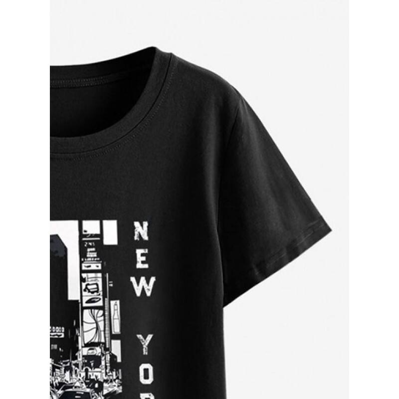 Car City Graphic Short Sleeve T Shirt IX3990