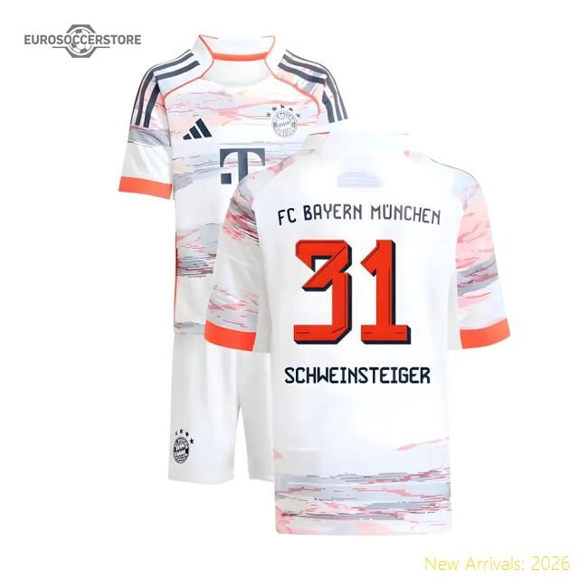 2025-2026 Bayern Munich Away Mini Kit (schweinsteiger 31)