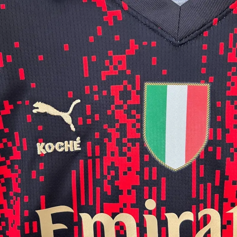 2022-2023 Kids AC Milan Fourth retro kit