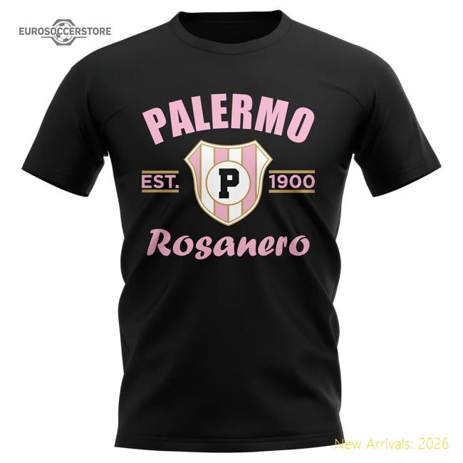 Best-Selling Palermo Established Football T-Shirt (Black)