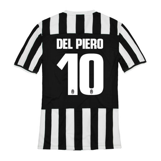 13-14 Juventus 10 Del Piero Home Jersey Shirt - Official Replica 1455