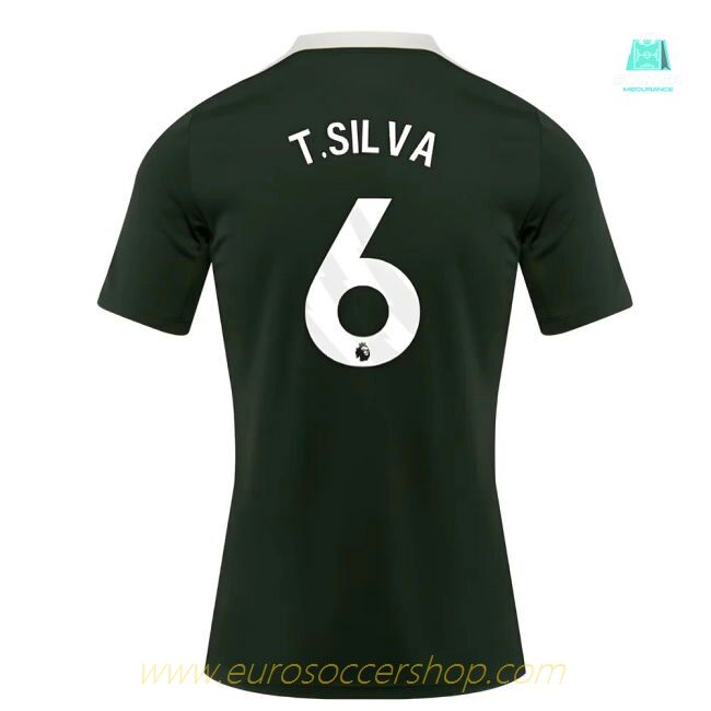 2025-2026 Chelsea Dri-Fit Strike Training Shirt (Green) (T.Silva 6)