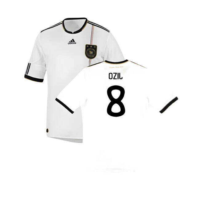Minimalist Germany 2010-11 Home Shirt ((Good) S) (OZIL 8) From China
