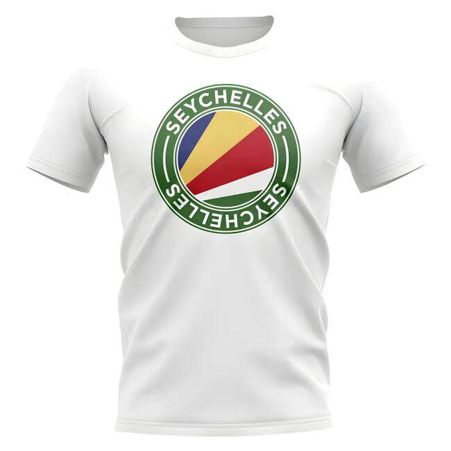 Seychelles Football Badge T-Shirt (White)