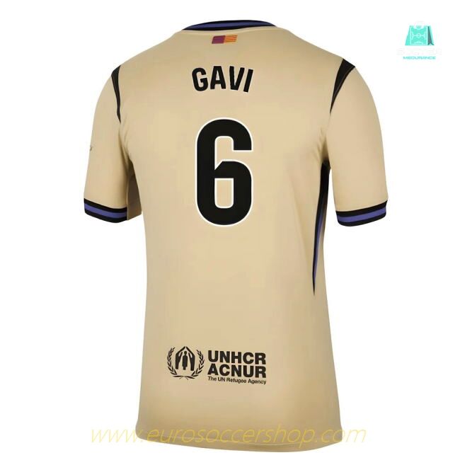 2025-2026 Barcelona Away Shirt (Gavi 6)