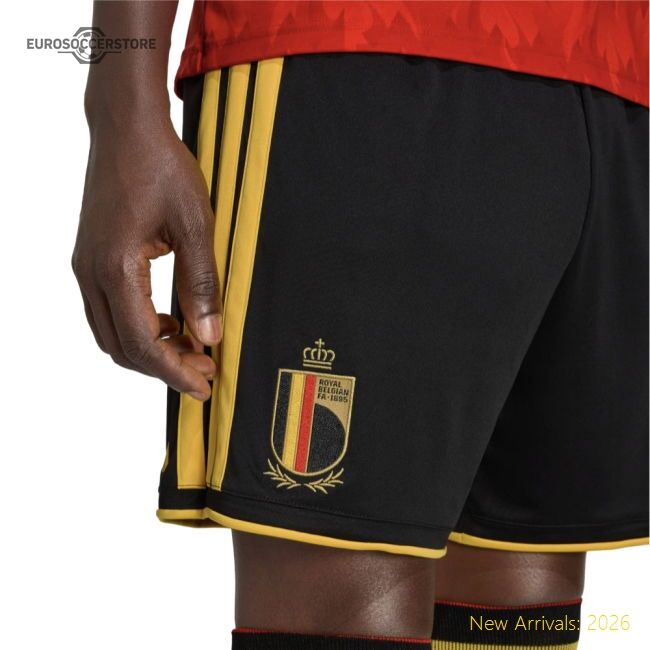 Belgium 2026-2027 Authentic Home Shorts - Slim Retro Classic