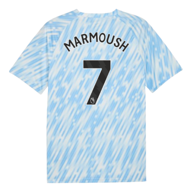 Devoted Football Man City Warm Up Jersey Silver Sky Marmoush #7 Du...