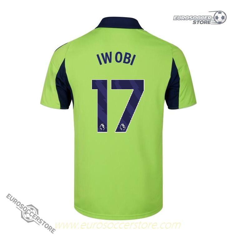 Fulham 25-26 Season Away Football Jersey with IWOBI 17 Printing