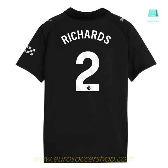 2025-2026 Man City Away Shirt (Kids) (Richards 2)