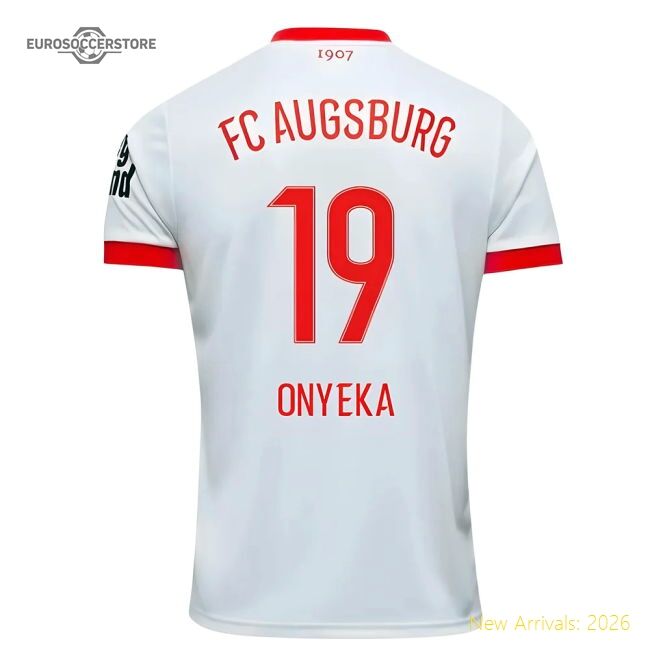 Performance 2025-2026 Fc Augsburg Home Shirt (Onyeka 19)
