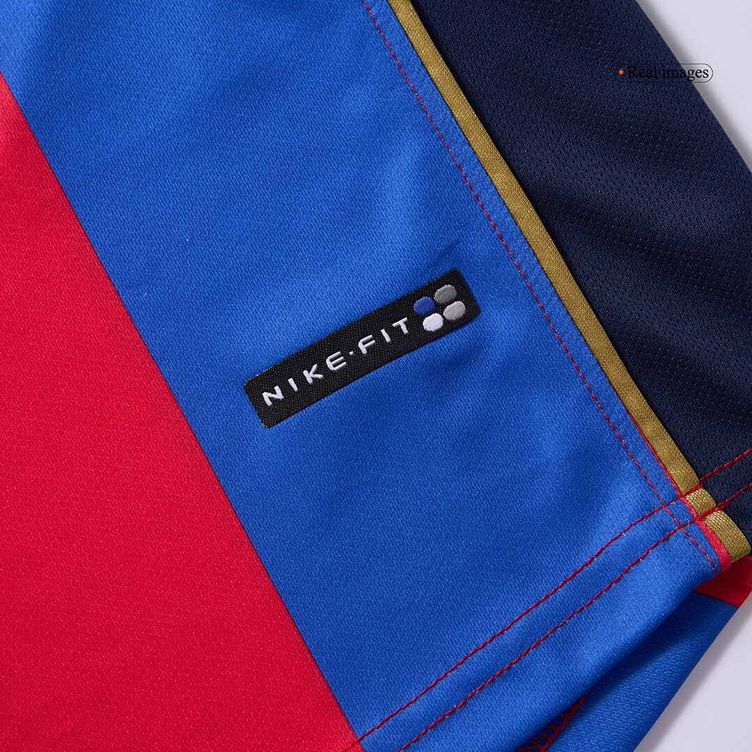 Retro 2001/02 Barcelona Home  Soccer Jersey Authentic Kit