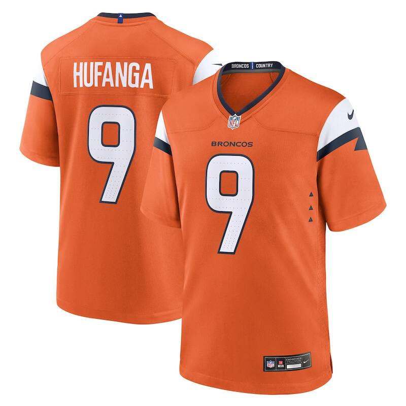 None Talanoa Hufanga DEN Broncos Officially Licensed Game Jersey