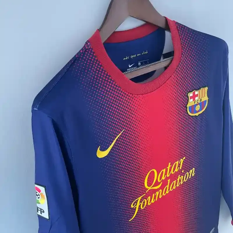 2012-2013 Long Sleeve Barcelona Jersey retro kit